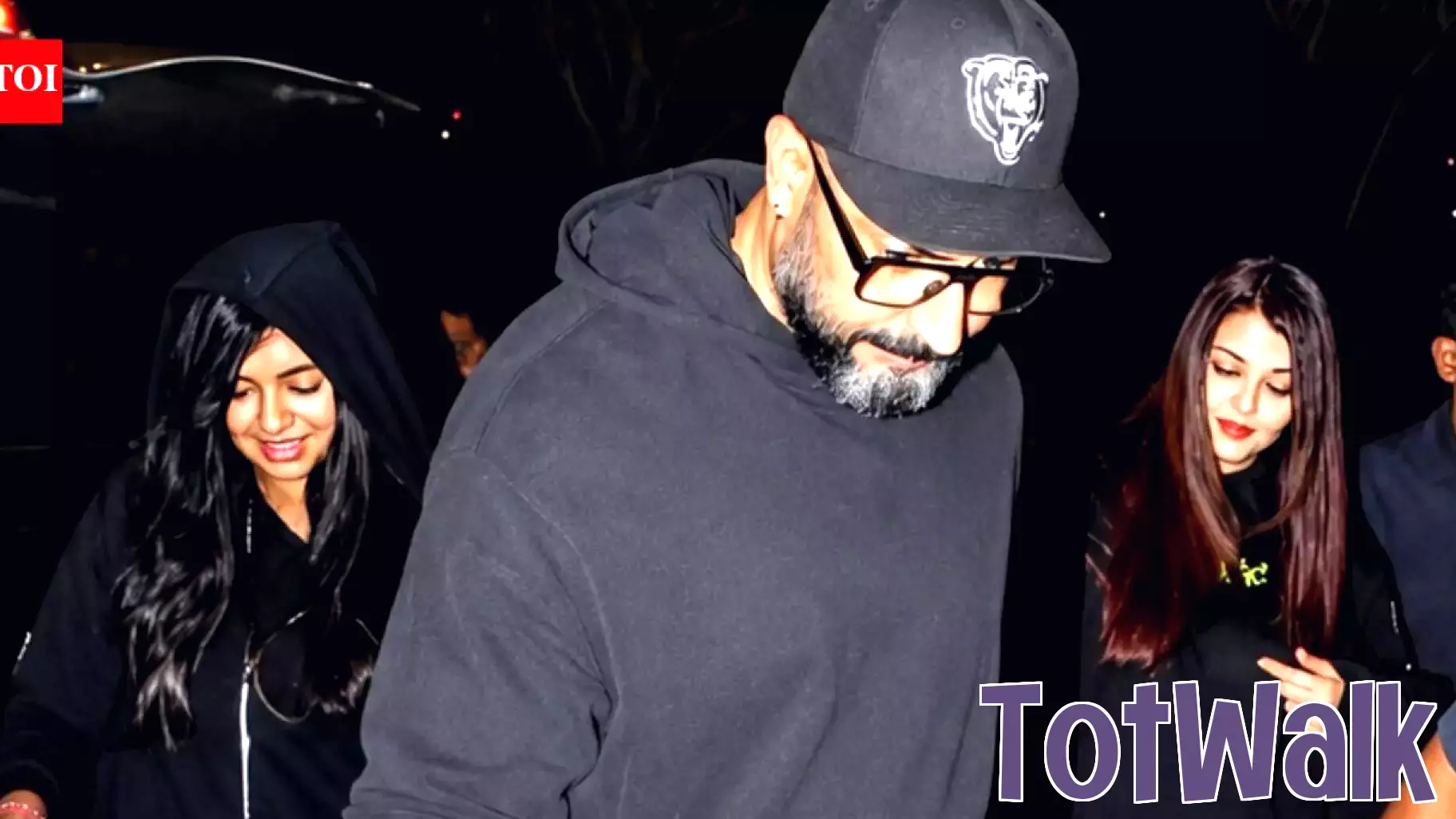 Abhishek Bachchan, Aishwarya Rai and Aaradhya jet out of the city in matching black outfits, netizens praise their parenting as daughter carries the luggage