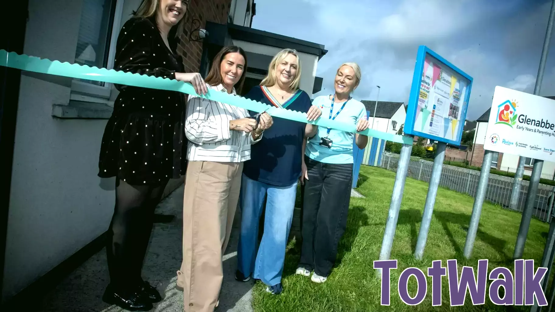 In pictures: Official opening of Glenabbey Early Years and Parenting Hub