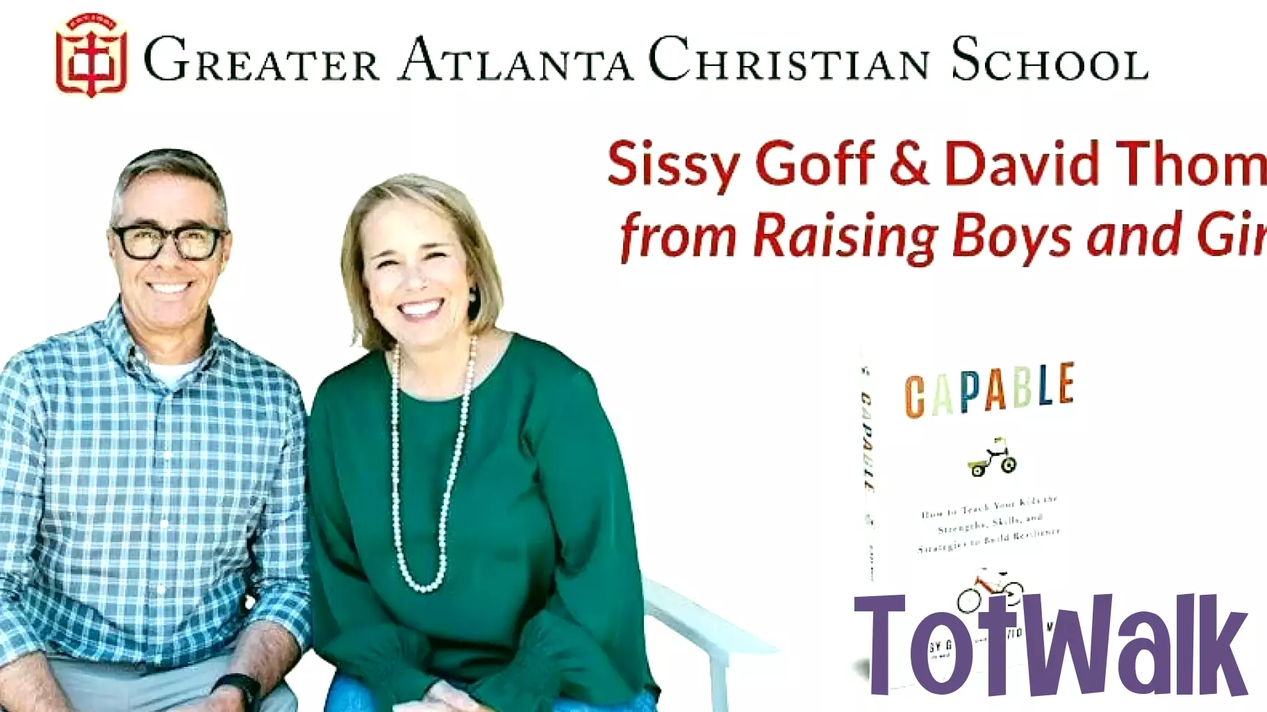Sissy Goff and David Thomas return to GAC for parenting event