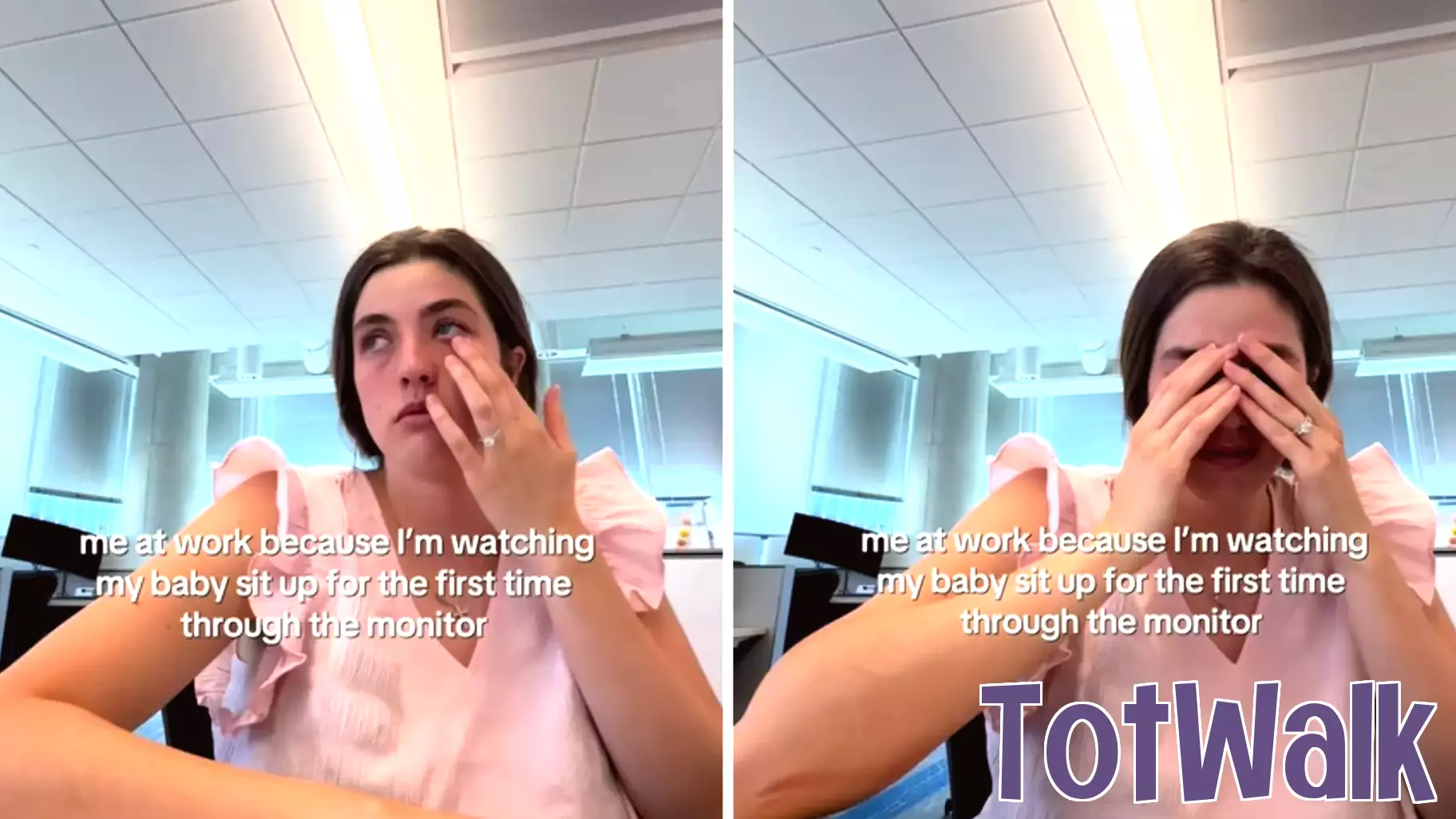 The Emotional Struggle of a Working Mother Captured on a Baby Monitor