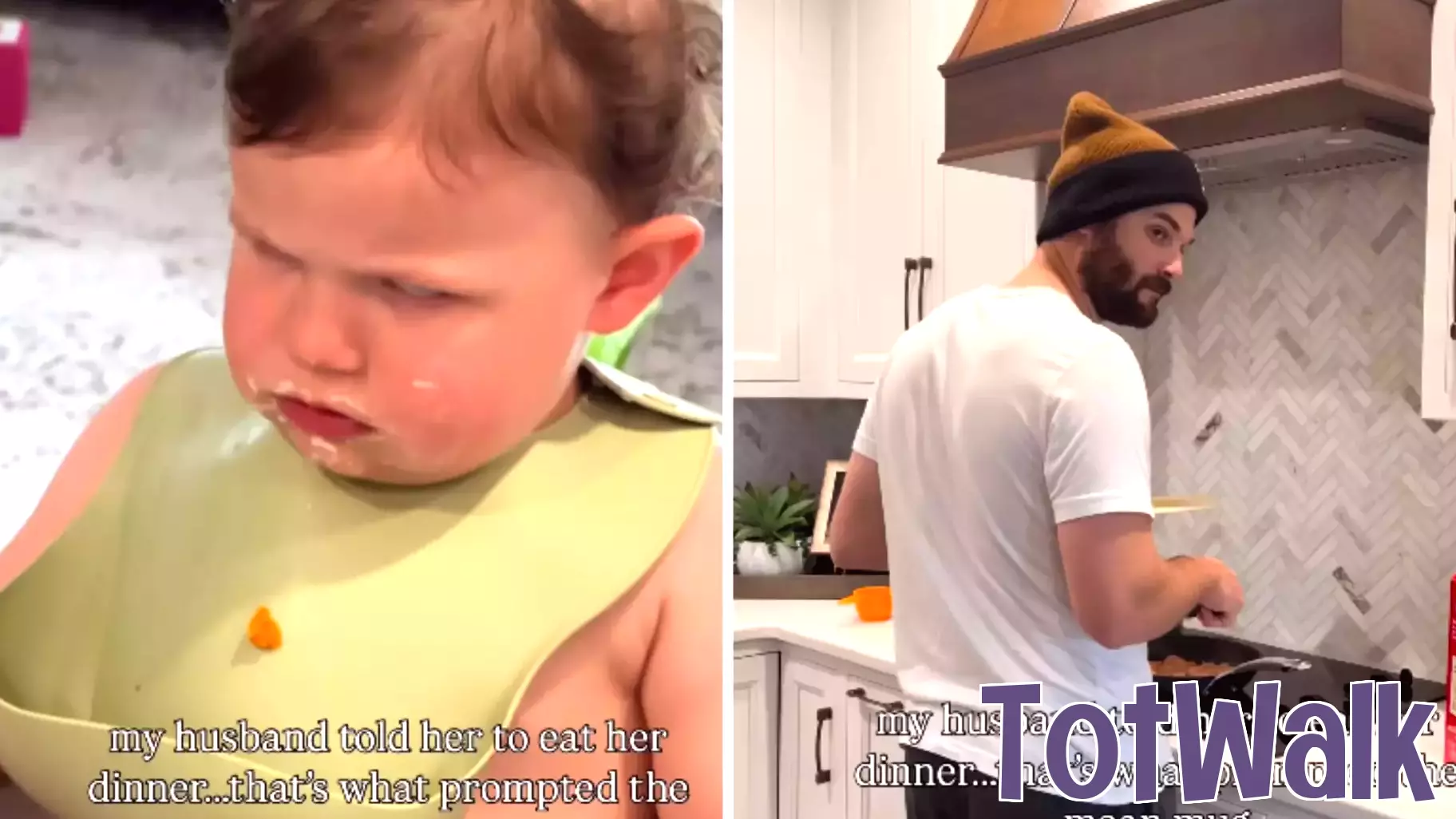 Toddler's Hilarious Comeback to Dinner Time Demand
