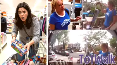 “Rapido!”: Mother Displays Poor Parenting Skill by Stealing a Scooter in Front of her Daughter!